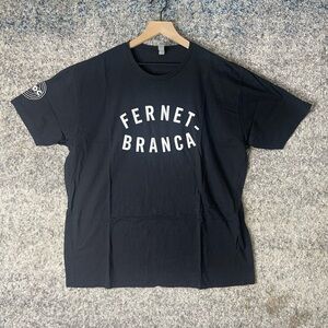 Next Level Apparel Shirt Mens 2XL Black Short Sleeve Crewneck Logo Sleeve Tee‎